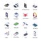 Wireless Technologies Isometric Icons Pack
