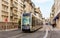 Wireless tram in the city centre of Tours