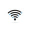 Wireless wifi icon for public zone