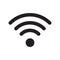 Wireless and wifi icon or wi-fi icon sign for remote internet access