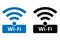 Wireless and wifi icons. Wireless Network Symbol wifi icon.