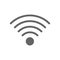 Wireless and wifi line icon.