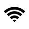 Wireless wifi or sign for remote internet access icon vector on white background, Flat style for graphic and web design