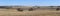 Wisconsin farm land panorama