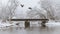 Wisconsin Snowy River Winter Landscape