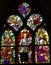 Wisdom Peace Justice Jesus Stained Glass De Krijtberg Amsterdam Netherlands