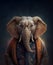 Wise Elephant Portrait