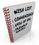 Wish List Written Notebook Convenience Ease Use Friendly Service