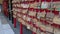 Wishes written on wooden plates in a Buddhist Temple in Japan