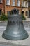 The Wishing Bell of Warsaw located in a square of Warsaw in Poland.