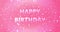 Wishing You a Happy Birthday simple elegant trendy background 4K.