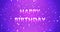 Wishing You a Happy Birthday simple elegant trendy background 4K.