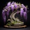 Wisteria Bonsai With Detailed Petals