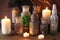 Witch apothecary jars magic potions halloween decoration