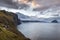 Witch Finger rock on Faroe Islands