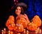 Witch woman with Jack O\'Lantern