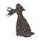 Witchcraft witch magical pattern silhouette fantasy