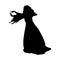 Witchcraft witch magical silhouette fantasy