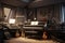 Witness a musicians studio with various