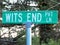 Wits End Street Sign