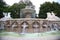 The Wittelsbacher fountain at the Lenbachplatz in Munich, German