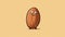 Witty And Clever Cartoon Almond Illustration