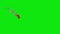 Wizard Colorful Smoke on a Green Screen