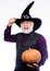 Wizard costume hat Halloween party. Magician witcher old man. Magic concept. Experienced and wise. Magic spell