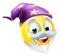 Wizard Emoticon Face Emoji Cartoon Icon