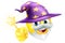 Wizard Emoticon Face Emoji Cartoon Icon