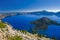 Wizard Island at Crater Lake Volcano in Oregon