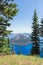 Wizard Island scenic overlook in Crater Lake National Park