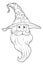 Wizard Merlin Cartoon Beard Magician Man Character