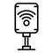 Wlan access icon, outline style