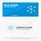 Wlan, Internet, Social, Group SOlid Icon Website Banner and Business Logo Template