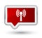 Wlan network icon prime red banner button