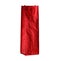 Wne red paper bag isolated on the white background. It is intended for shopping or for discounts and sales