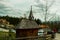 Wodden chapel in the moutains auf Austria