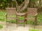 Woden garden chairs