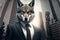 Wolf business man, stock market, financial investments, Generative Ai