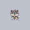 Wolf cub pup sticker emoticon extend hand