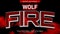 Wolf fire text effect editable eps file