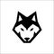 WOLF HEAD ICON LOGO vector