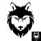 Wolf head logo or icon