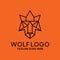 Wolf Line Logo Design Inspiration For Business And Company