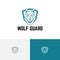 Wolf Shield Guard Protection Game Team Esport Logo