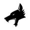 wolf side view head icon