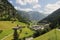 Wolfau village, Grossarl valley in the Austrian Alps, Austria
