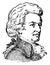 Wolfgang Amadeus Mozart, vintage illustration