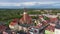 Wolow, Poland. Aerial cityscape